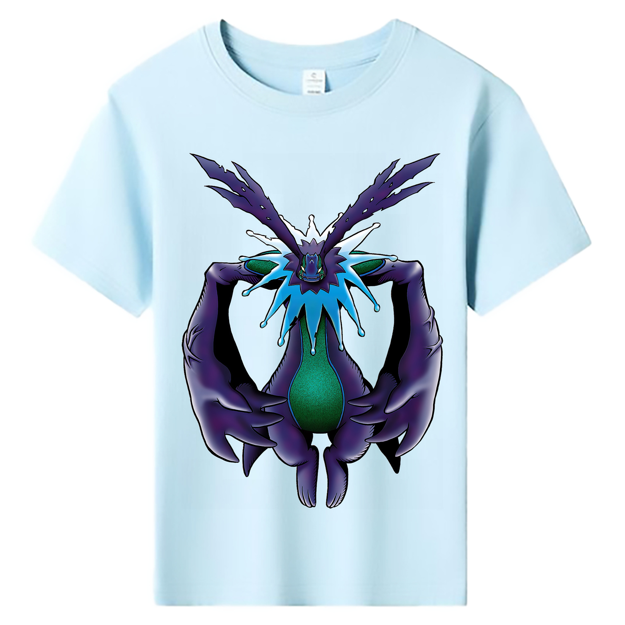 （画像用） Digimon デジタルモンスター/デジモン 綿100％キッズTシャツ（フロントプリント）